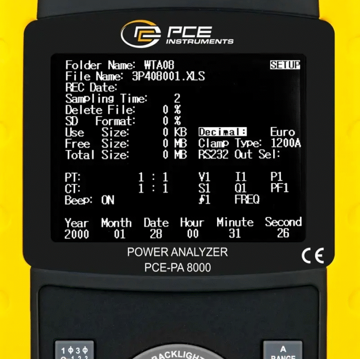 Wattmètre PCE-PA 8000 – Image 2