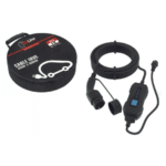 BIZLINE - Câble de charge IRVE monophasé avec boitier 10A - 5 mètres mode 2 noir avec sac – Image 2